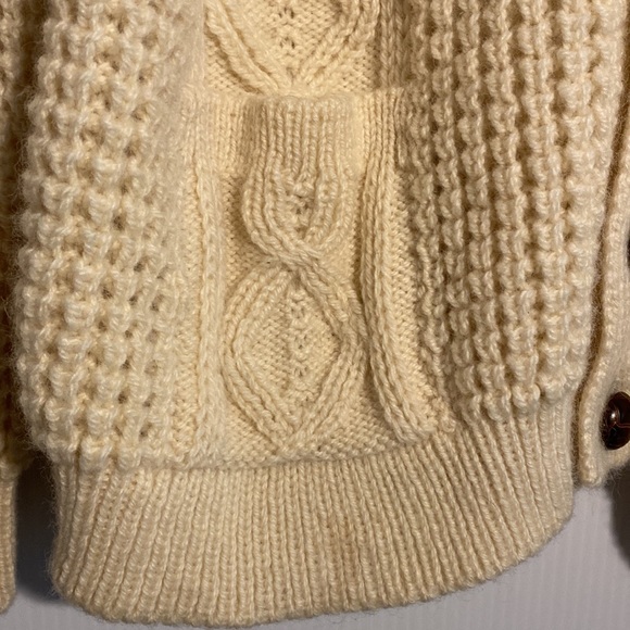 Cornel Wool Cardigan Donegal Ireland - Picture 3 of 10